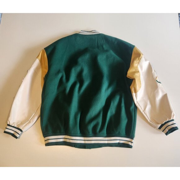 Elfric Eden Varsity Jacket Baseball Vintage Design Hip Hop Mens Small‎ NEW NWOT - Picture 9 of 16